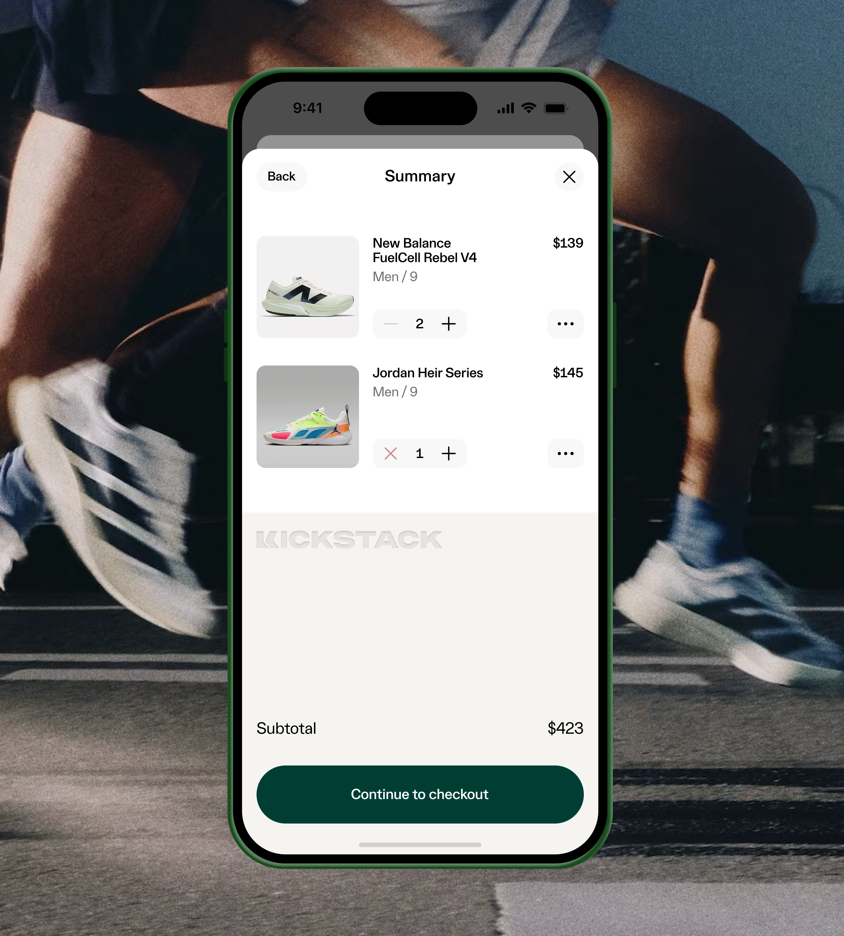 Kickstack product design